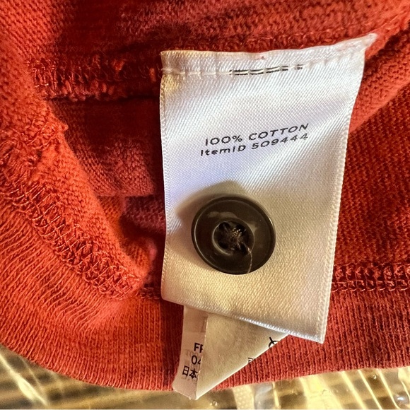 L. L. Bean Men’s Rust Orange Long Sleeve Henley Shirt Size XXL - Picture 2 of 9